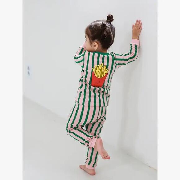 Minik Unisex Kids Pajama Set - French Fries - Picture 1 of 1